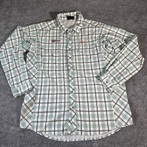 Grundens Long Sleeve Snap Front Vented Performance Fishing Long Shirt Men's XL